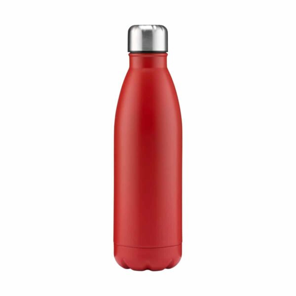 borraccia parete singola personalizzabile color rosso