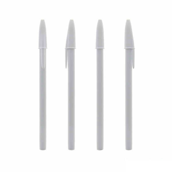 Penna BIC style personalizzata bianca