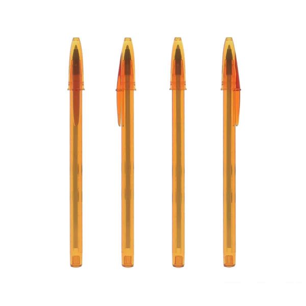 Penna BIC style personalizzata arancione