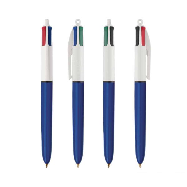 Penne BIC 4 colori personalizzabili blu