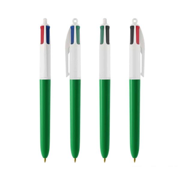 Penne BIC 4 colori personalizzabili verdi
