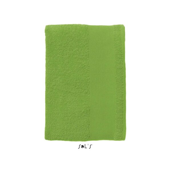 Asciugamano in spugna personalizzato verde lime