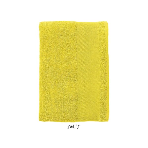 Asciugamano in spugna personalizzato giallo