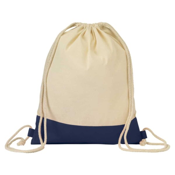 Shopper 100% in cotone con fondo colorato