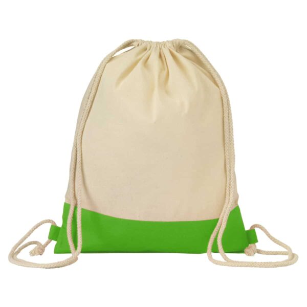 Shopper 100% in cotone con fondo colorato