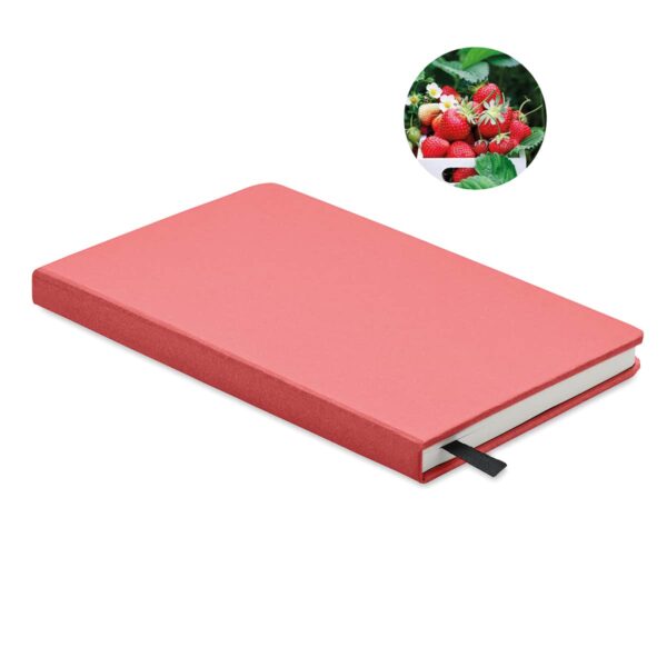 Taccuino con copertina rigida ai semi piantabili personalizzabile