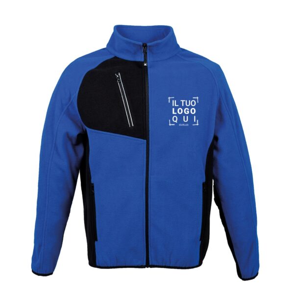 pile 100% poliestere antipilling personalizzabile con il tuo logo