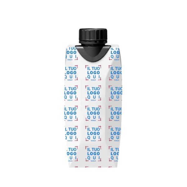 acqua in cartone personalizzata