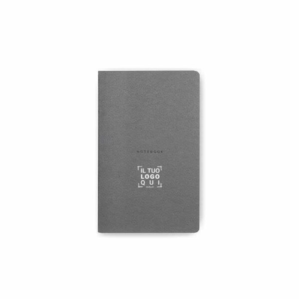 Notebook in carta riciclata con copertina flessibile
