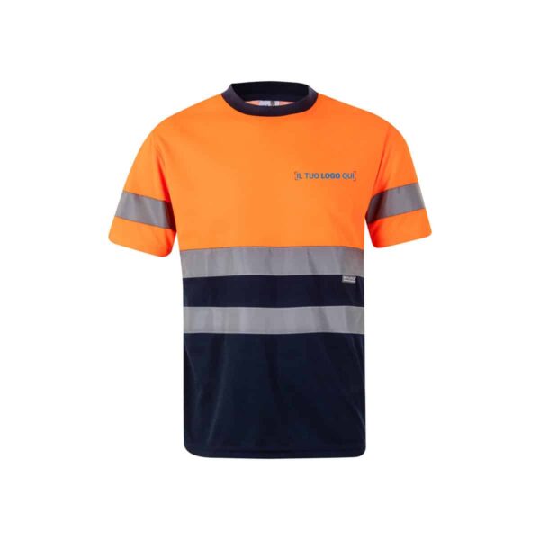 Maglia bicolore alta visibilità