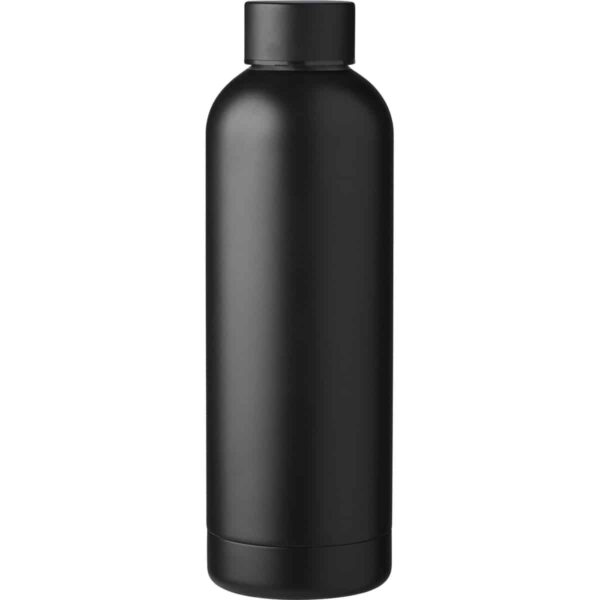 Borraccia in acciaio inox riciclato Isaiah 500 ml - nero