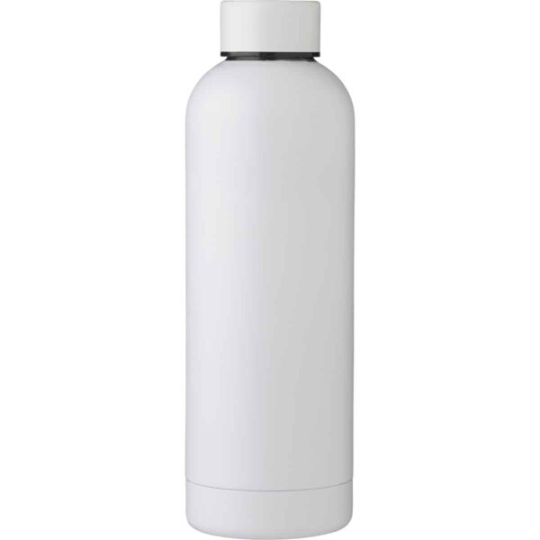 Borraccia in acciaio inox riciclato Isaiah 500 ml - bianco