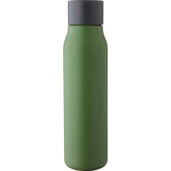 Borraccia a doppia parete in acciaio inox 304 riciclato 600 ml Cassian - verde
