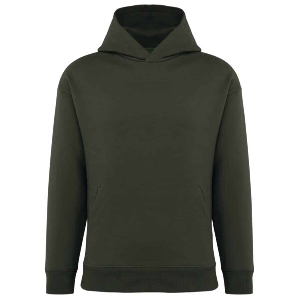 Felpa con cappuccio unisex oversize ecosostenibile - Organic Khaki