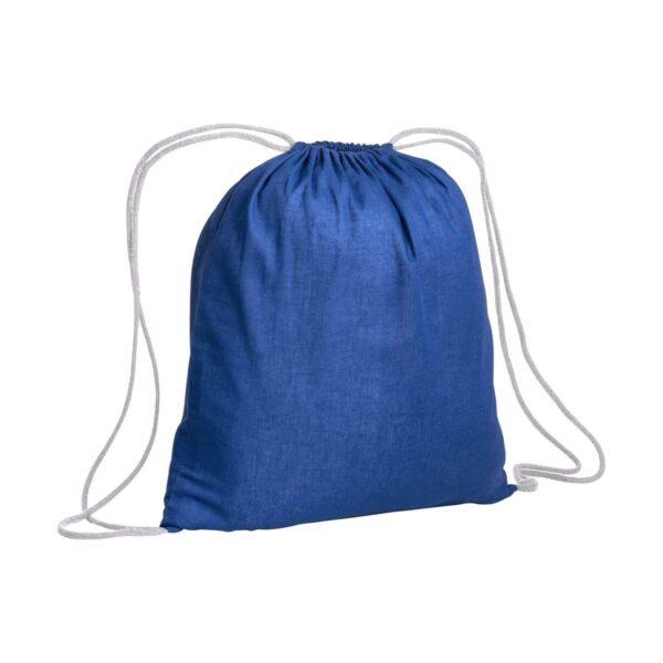 Zainetto in cotone da 120 g/m2, con chiusura a strozzo. È certificato OEKO-TEX®. - Royal