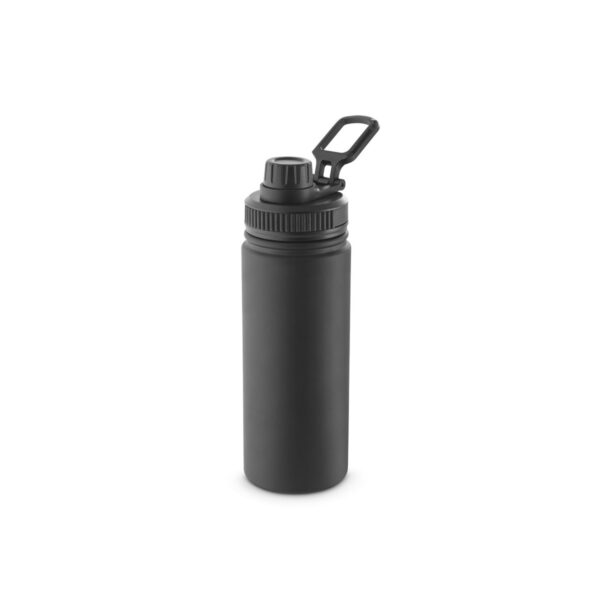 FEDERER. Borraccia in acciaio inox riciclato al 90% (570 mL) - Nero