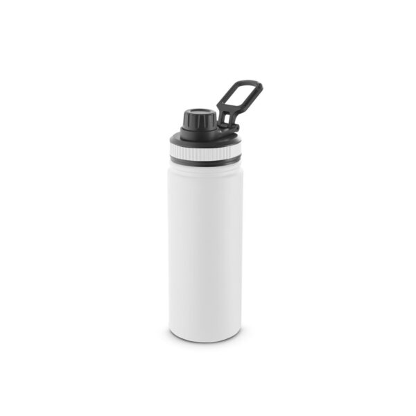 FEDERER. Borraccia in acciaio inox riciclato al 90% (570 mL) - Bianco