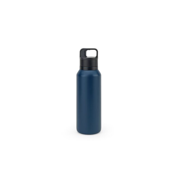 NICKLAUS. Borraccia in acciaio inossidabile (riciclata al 91%) con doppia parete isolata sottovuoto da 590 ml - Blu scuro