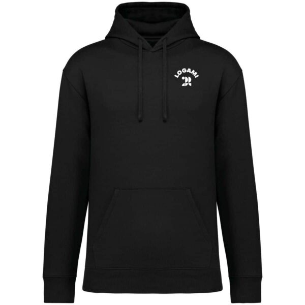 Hoodie unisex in cotone biologico garzato con cappuccio