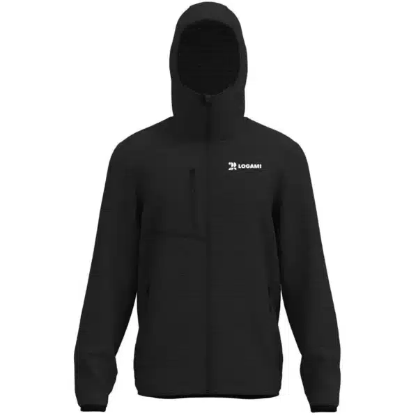 Giacca in pile tecnico slim fit bielastico