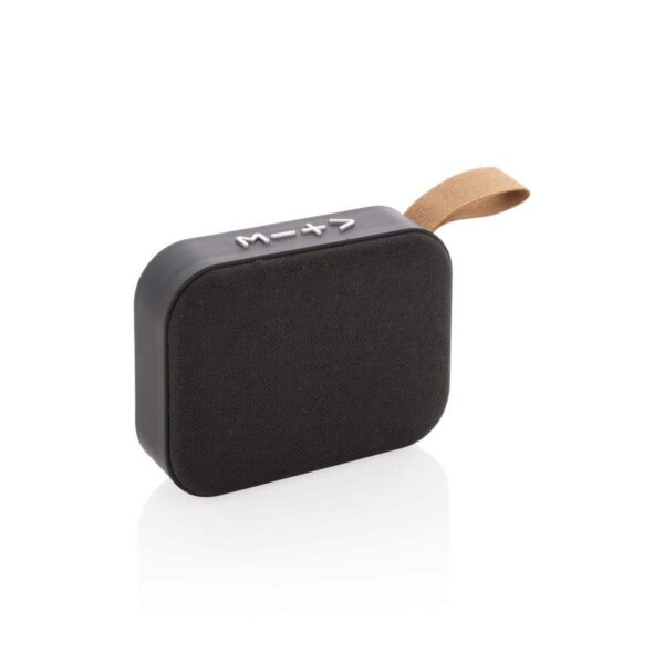 Altoparlante Bluetooth compatto con griglia in tessuto