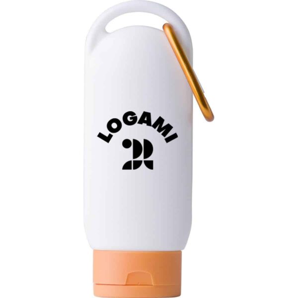 Protezione solare tascabile con moschettone e cappuccio colorato