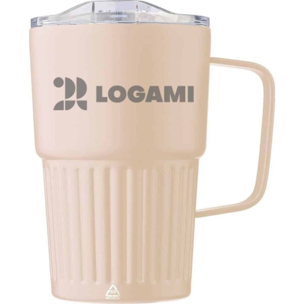Thermos da viaggio a doppia parete in acciaio inossidabile riciclato