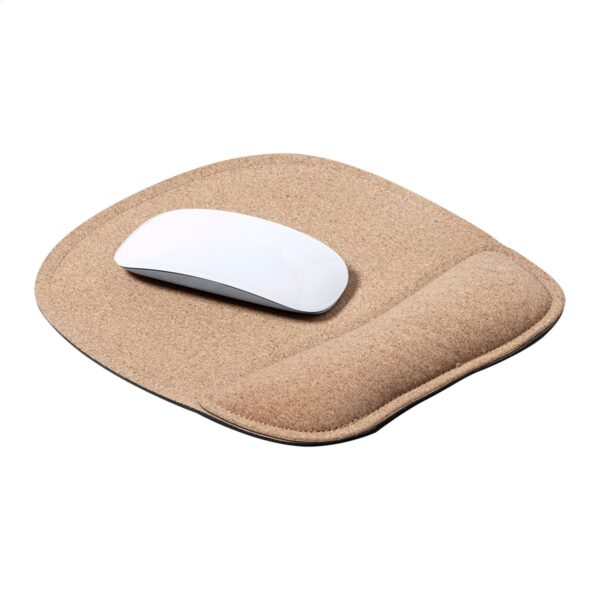 Tappetino per mouse in sughero naturale con supporto ergonomico