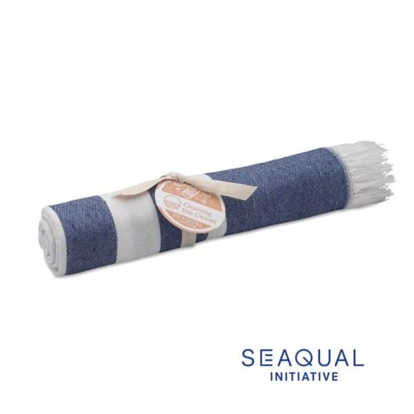 SEAQUAL® telo hammam 100x170 - Blu