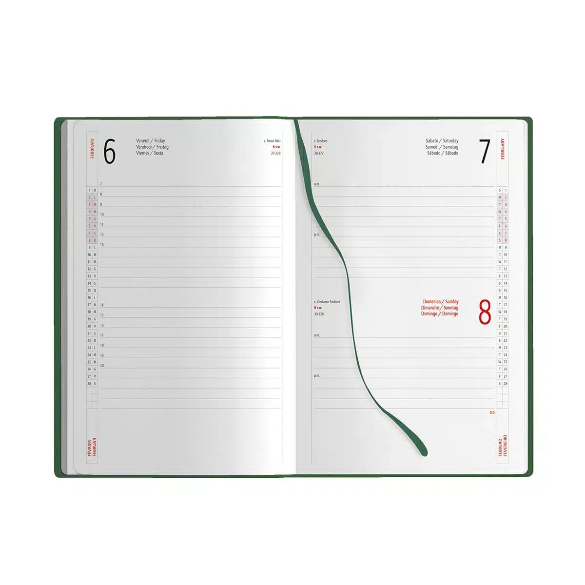 Agenda giornaliera in ecopelle - immagine 2