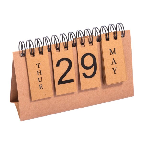 Calendario in cartoncino