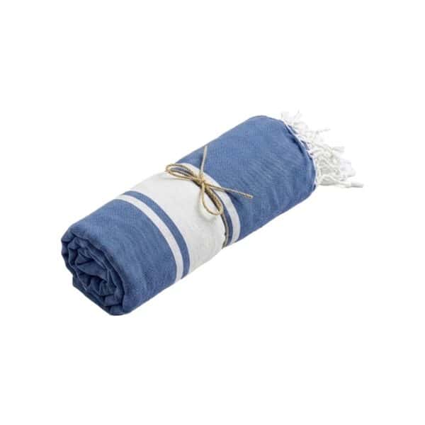 Telo mare in cotone riciclato da 150 g/m2 certificato GRS - Royal