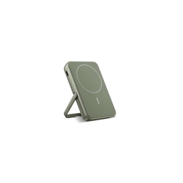 2PBM5000| Fresh 'n Rebel Compatible with MagSafe Powerbank senza fili 5000mAh - Dried Green