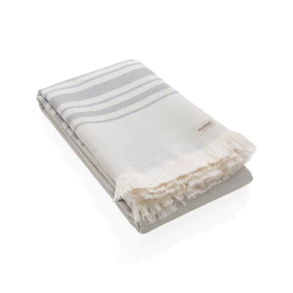 Telo Ukiyo Yumiko AWARE™ Hammam 100x180 cm - grigio