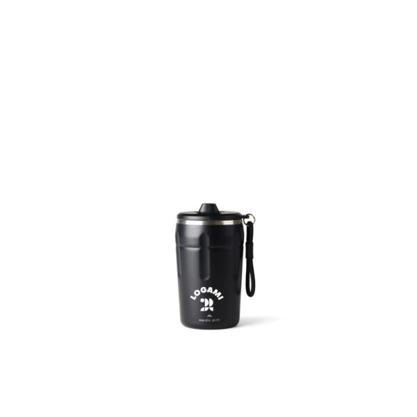 Tazza ermetica richiudibile in acciaio inossidabile riciclato 350ml