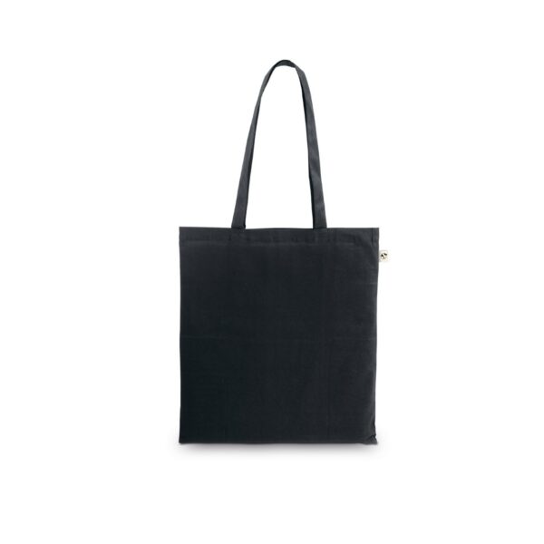 MEXICO. Borsa in cotone riciclato (70%) e poliestere (30% rPET) (150 g/m²) - Nero