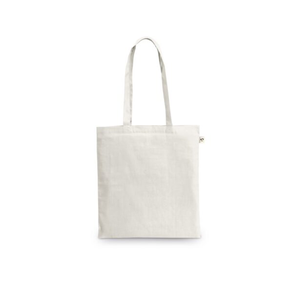 MEXICO. Borsa in cotone riciclato (70%) e poliestere (30% rPET) (150 g/m²) - Bianco