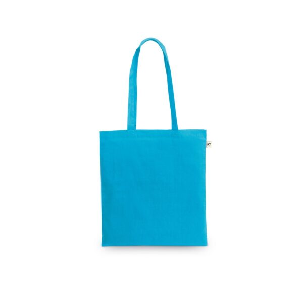 MEXICO. Borsa in cotone riciclato (70%) e poliestere (30% rPET) (150 g/m²) - Azzurro