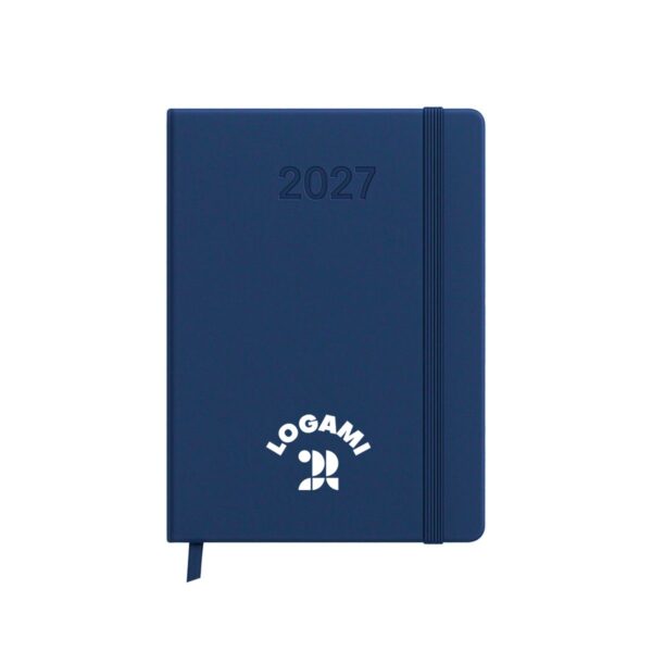 Agenda giornaliera in PU con bordo pagine colorato