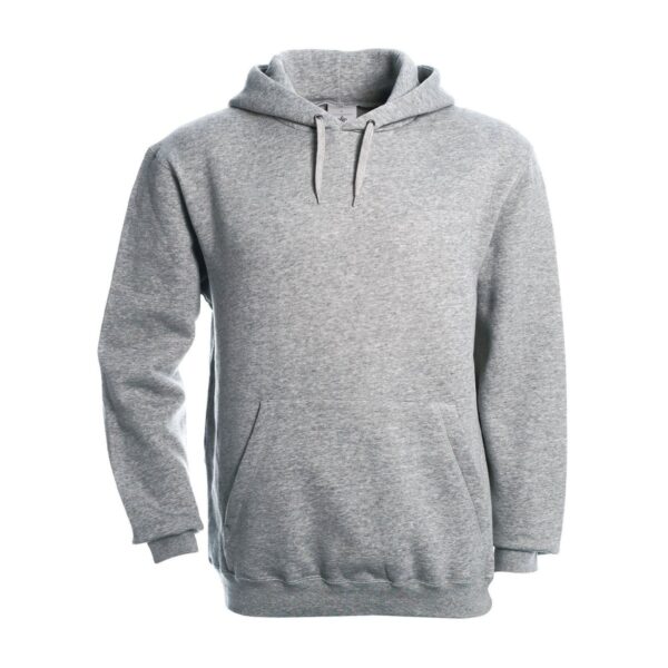 Hooded - heather grey