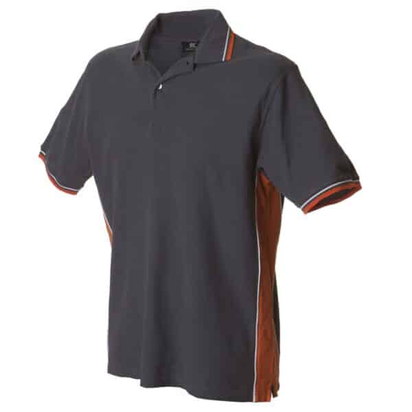 Polo Ankara - Dark grey/orange
