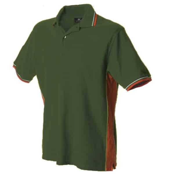 Polo Ankara - Dark green/orange