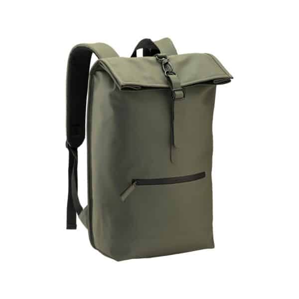 Zaino porta PC (15") in Soft PU riciclato water resistant - Verde