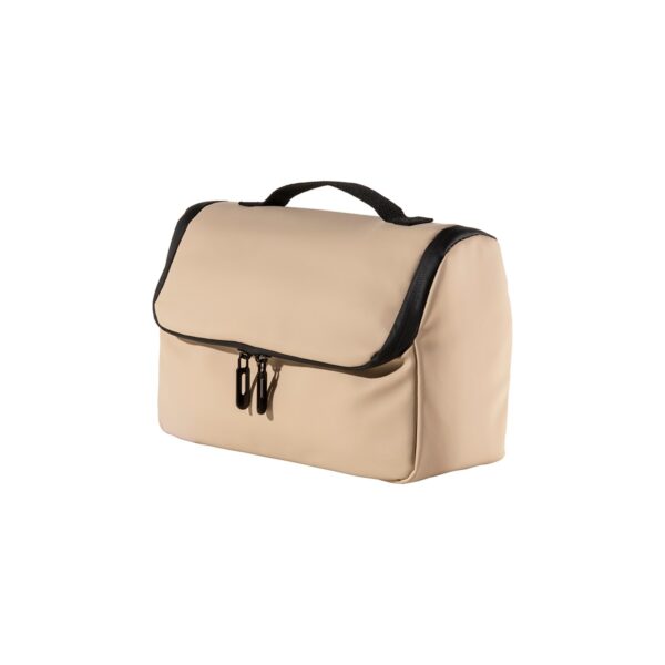 Beauty case in soft PU water resistant. - Naturale