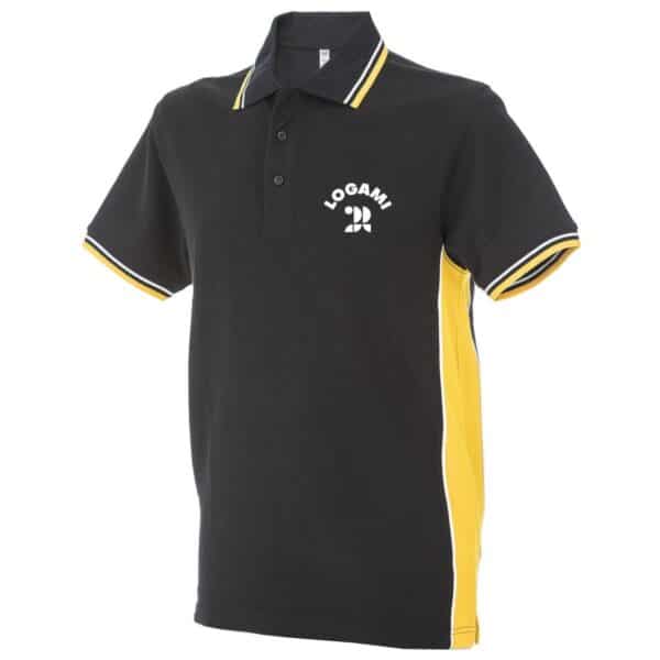 Polo bicolore sportiva per società