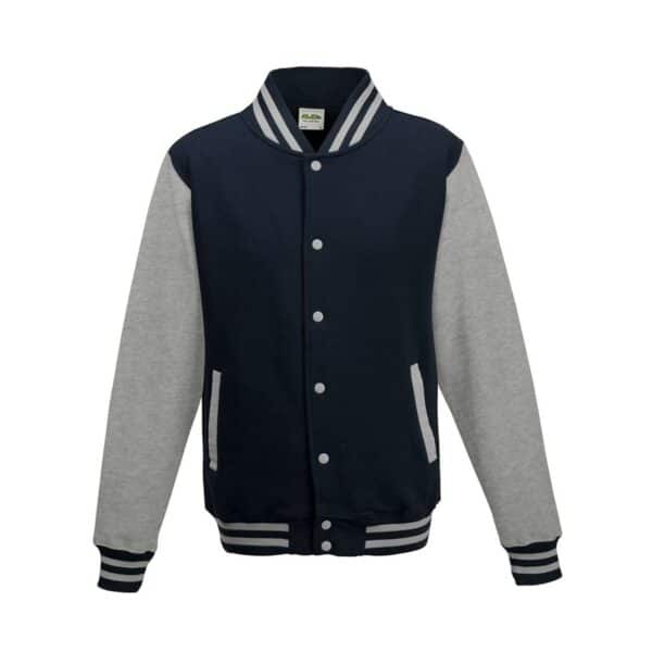 Varsity Jacket - oxford navy/heather grey