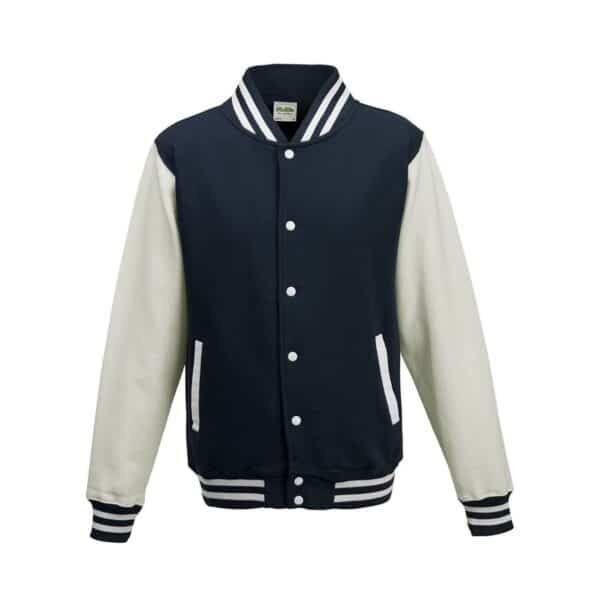 Varsity Jacket - oxford navy/white