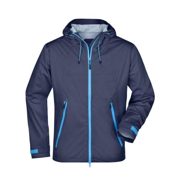 Men's Outdoor Jacket - navy/cobalt