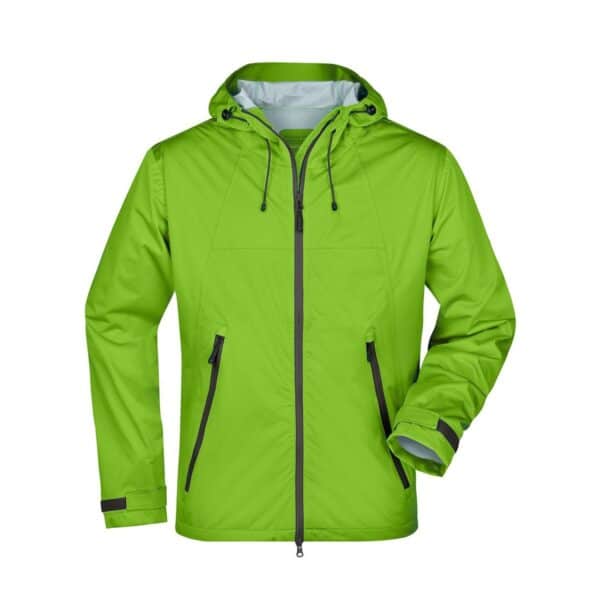 Men's Outdoor Jacket - spring-green/iron-grey