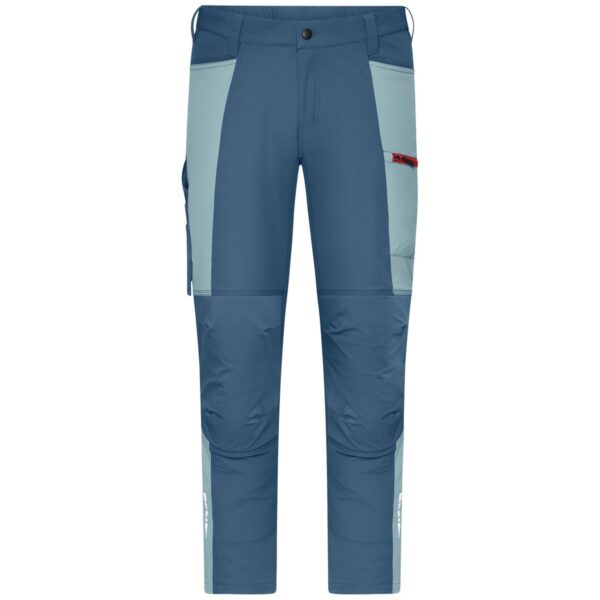 Workwear Pants (All-Season) 4-Way Stretch - deep-blue/steel-blue